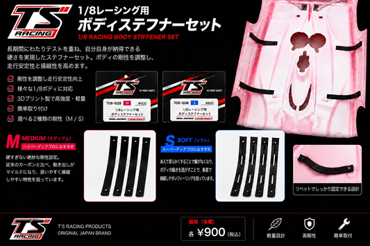 T’s Racing 1/8レーシング用 ボディステフナーセット